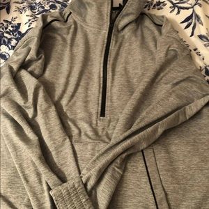 PINK quarter-zip hoodie Large